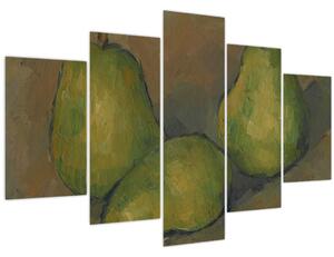 Obraz - Paul Cézanne, Three Pears, reprodukcia (150x105 cm)