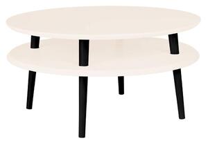 RAGABA Ufo konferenčný stôl nízky FARBA: kriedová biela/čierna