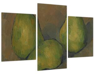 Obraz - Paul Cézanne, Three Pears, reprodukcia (90x60 cm)