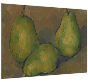 Obraz - Paul Cézanne, Three Pears, reprodukcia (70x50 cm)