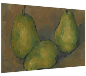 Obraz - Paul Cézanne, Three Pears, reprodukcia (90x60 cm)