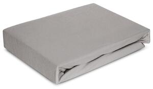 JERSEY PRESTIERADLO JERS4 120X200 CM, VÝŠKA 25 CM STRIEBORNÁ