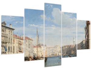 Obraz - Richard Parkes Bonington, The Grand Canal, reprodukcia (150x105 cm)