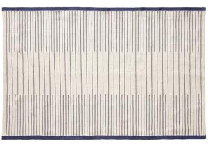 Tkaný koberec Ivory White & Blue 120 x 180 cm