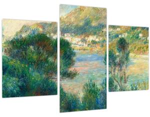 Obraz - Auguste Renoir, View of Monte Carlo from Cap Martin, reprodukcia (90x60 cm)