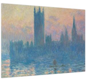 Obraz - Claude Monet, The Houses of Parliament, Sunset, reprodukcia (70x50 cm)
