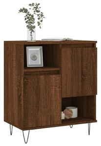 Komoda hnedý dub 60x35x70 cm spracované drevo