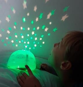 Detská LED lampička s projektorom nočnej oblohy Cloud