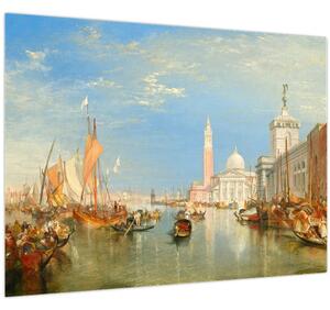 Obraz - Joseph Mallord William Turner, Venice the Dogana and San Giorgio Maggiore, reprodukcia (70x50 cm)