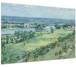 Obraz - Theodore Robinson, The Valley of the Seine, From the Hills of Giverny, reprodukcia (90x60 cm)
