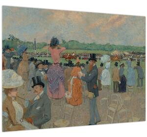 Obraz - Jean-Louis Forain, The Races at Longchamp, reprodukcia (70x50 cm)