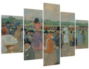 Obraz - Jean-Louis Forain, The Races at Longchamp, reprodukcia (150x105 cm)