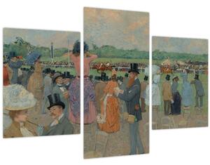 Obraz - Jean-Louis Forain, The Races at Longchamp, reprodukcia (90x60 cm)