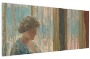 Obraz - Childe Hassam, The New York Window, reprodukcia (120x50 cm)