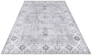 Nouristan - Hanse Home koberce Kusový koberec Asmar 104011 Graphite / Grey - 80x150 cm