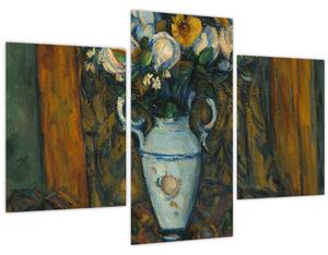 Obraz - Paul Cézanne, Vase of Flowers, reprodukcia (90x60 cm)