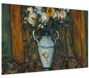 Obraz - Paul Cézanne, Vase of Flowers, reprodukcia (90x60 cm)