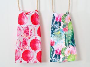 KUCHYNSKÉ UTIERKY MS HOME TROPICAL FRUITS SADA 2 KS 38X60 CM VZOROVANÉ
