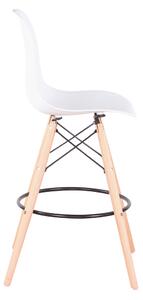 Barová stolička (6 ks) Carbry 2 New - biela / buk