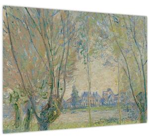 Obraz - Claude Monet, Woman Seated under the Willows, reprodukcia (70x50 cm)