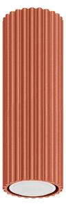 Stropné svietidlo Karbon, 1x okrovo červené kovové tienidlo, (20 cm)