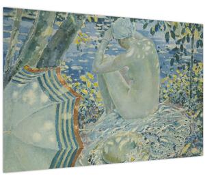 Obraz - Frederick Carl Frieseke, On the Bank, reprodukcia (90x60 cm)