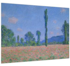Obraz - Claude Monet, Poppy Field (Giverny), reprodukcia (70x50 cm)
