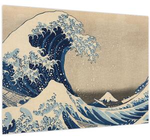 Obraz - Katsushika Hokusai, Under the Wave off Kanagawa, reprodukcia (70x50 cm)