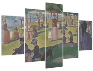 Obraz - Georges Seurat, A Sunday on La Grande Jatte, reprodukcia (150x105 cm)