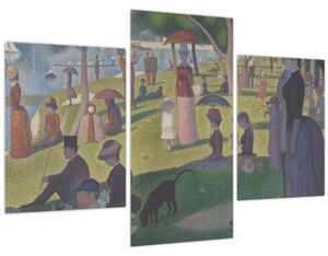 Obraz - Georges Seurat, A Sunday on La Grande Jatte, reprodukcia (90x60 cm)