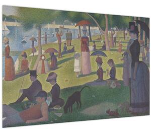 Obraz - Georges Seurat, A Sunday on La Grande Jatte, reprodukcia (90x60 cm)