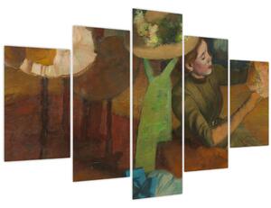 Obraz - Edgar Degas, The Millinery Shop, reprodukcia (150x105 cm)