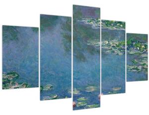 Obraz - Claude Monet, Water Lilies, reprodukcia (150x105 cm)