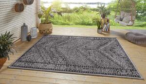 NORTHRUGS - Hanse Home koberce Kusový koberec Jaffa 104053 Grey / Black - 70x140 cm