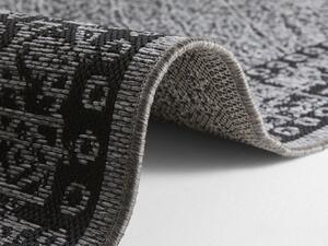 NORTHRUGS - Hanse Home koberce Kusový koberec Jaffa 104053 Grey / Black - 70x140 cm