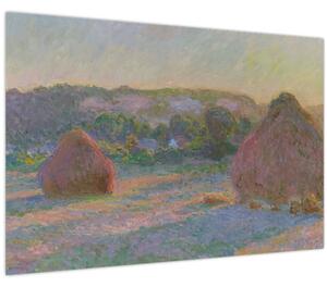 Obraz - Claude Monet, Stacks of Wheat (End of Summer) , reprodukcia (90x60 cm)