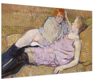 Obraz - Henri de Toulouse-Lautrec, The Sofa, reprodukcia (90x60 cm)