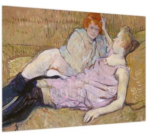 Obraz - Henri de Toulouse-Lautrec, The Sofa, reprodukcia (70x50 cm)