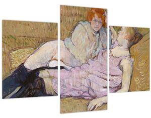 Obraz - Henri de Toulouse-Lautrec, The Sofa, reprodukcia (90x60 cm)