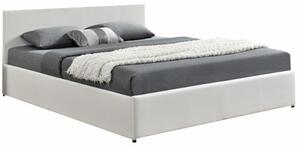 Manželská posteľ s roštom a osvetlením Jada New 180x200 cm - biela
