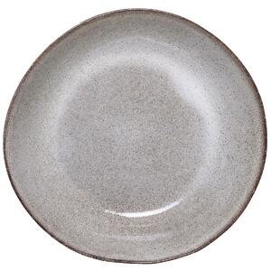 Hlboký keramický tanier Sandrine Light Grey