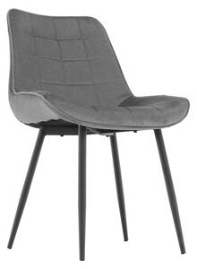 Jedálenská stolička Sarin - sivá / čierna