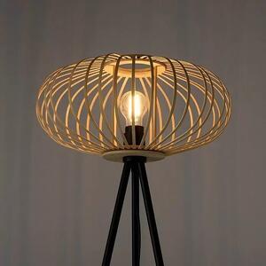 Stojacia lampa Just Light Racoon / 40 W / 150 cm / čierna