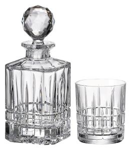 Bohemia Crystal Whisky set Dover 99999/15720/861 (set 1 karafa + 6 pohárov)