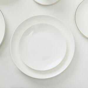 Dezertný tanier AURO biely ALL 991954