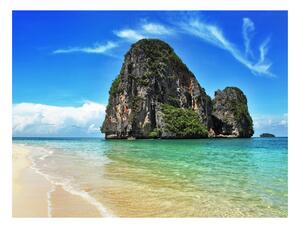 Fototapeta - Exotická krajina v Thajsku, pláž Railay