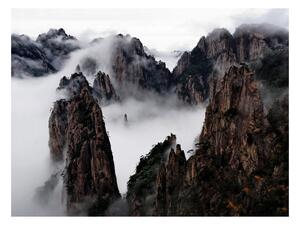 Fototapeta - More oblačnosti v Huangshan Mountain, Čína