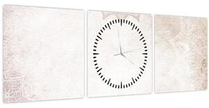 Obraz - Mandaly v stene (s hodinami) (90x30 cm)