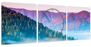 Obraz - Panorama 2 (s hodinami) (90x30 cm)