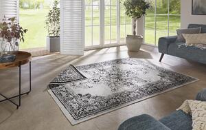 NORTHRUGS - Hanse Home koberce Kusový koberec Twin Supreme 104137 Black / Cream – na von aj na doma - 80x150 cm